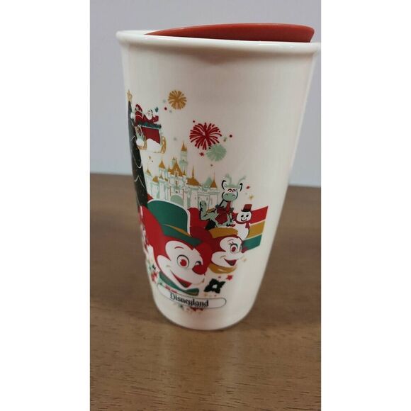 Special Disney Starbucks Holiday Ceramic Tumbler Red